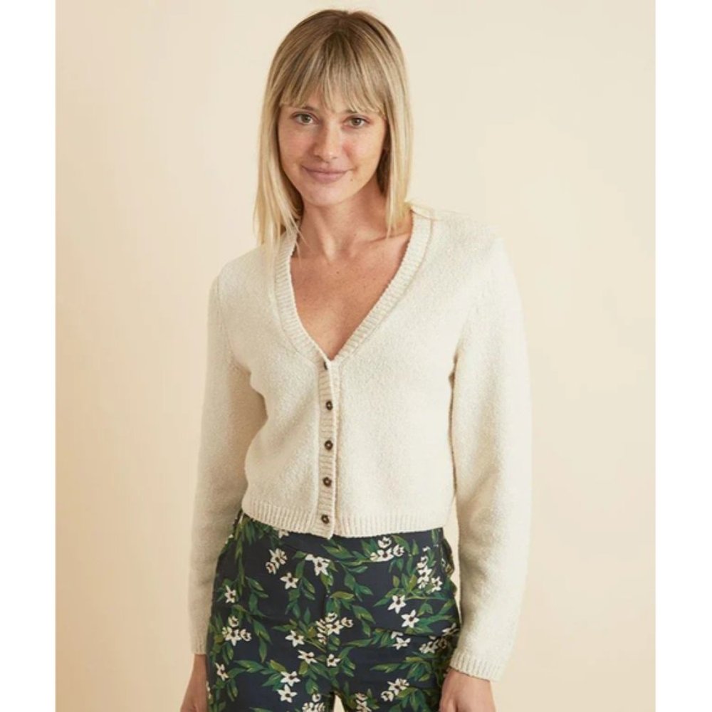 Marine Layer Monet Cardigan Antique White